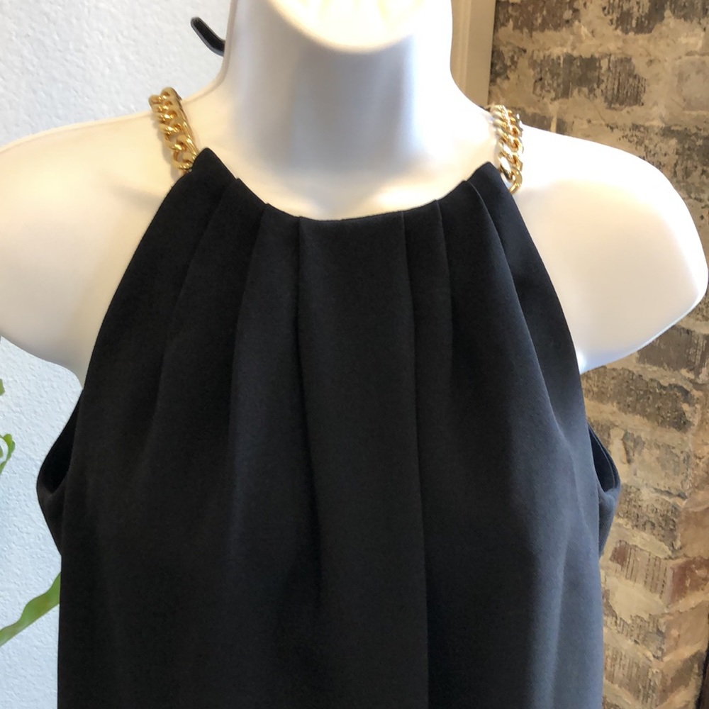 Black Michael Michael Kors Pullover Sleeveless Cocktail Dress NWT Size 4